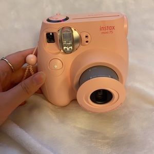 Pink Instax camera